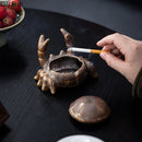 GobekUsa Crab Ceramic Ashtray Phone Holder Desk Decoration Smoking Gift