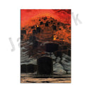 GobekUsa Beksinski Surreal Art Poster - Gothic Wall Art Canvas Print