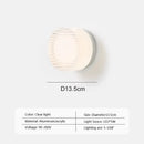 GobekUsa Amber Jelly LED Wall Sconce Light for Bedside Room Decor, Smoke Grey