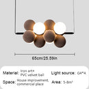 GobekUsa Abstracta Pendant Lamp: Stylish Designer Fabric Chandelier for Home, Office, and Dining Space