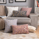 GobekUsa Bronzed Feather Style Plush Pillowcase - Festive Home Decor