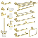 GobekUsa Brushed Gold Bathroom Accessories Set