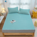 GobekUsa Cooling Latex Summer Mat Set with Rayon Quilted Sheet & Pillowcase