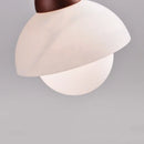 GobekUsa Cream Marble LED Pendant Light: Modern Nordic Hanging Lamp for Living, Bedroom, Kitchen
