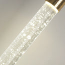 Modern Gold Bubble Crystal Pendant Light