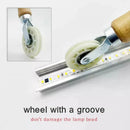 GobekUsa LED Strip Light Installation Tool for Rubber Wheel Handle Roller & Aluminum Profile