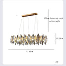 GobekUsa Crystal LED Chandelier: Modern Luxury Indoor Hanging Lamp, Living Room Decor