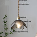 GobekUsa Clear Glass LED Pendant Lamp for Dining Coffee Restaurantr Aisle - Modern Nordic Design