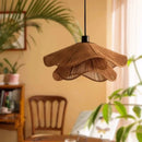 GobekUsa Japanese Hemp Knit Pendant Light E27 LED Lamp - Nordic Wabi Sabi Style