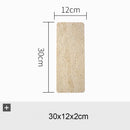 GobekUsa Beige Travertine Marble Plate for Pastry Cheese Dessert Coffee & Bathroom Essentials