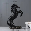 GobekUsa Elegant Horse Resin Statue for Home Office Decor