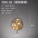 GobekUsa LED Starry Sky Pendant Lights Luxury Living Room Lamps