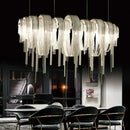 GobekUsa Aluminum LED Chandelier for Modern Interior Decor, Living Room, Dining Room, Kitchen Island, Bedside Wall Lamp