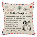 GobekUsa Love Mom Cushion Cover 45x45cm - Family Anniversary Gift - Nordic Design