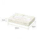 GobekUsa Beige Travertine Marble Bathroom Set - Soap Dispenser Toothbrush Holder Tissue Box