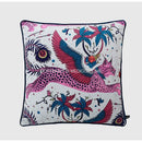 GobekUsa Coral Lynx Velvet Cushion Cover: Luxury Mystical Animal Theme for Sofa