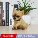 GobekUsa Dog Sculpture for Home Decor - Lifelike Resin Pup Figurine Craft