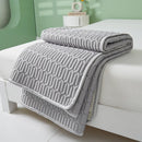 GobekUsa Cooling Latex Summer Mat Set with Rayon Quilted Sheet & Pillowcase