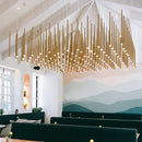 GobekUsa LED Chandelier: Modern, Stylish Lighting for Restaurants, Bars, Hotels, and Malls