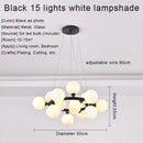 GobekUsa Gold LED Chandelier, Modern Pendant Light for Living Room, Kitchen, Bedroom, Dining Room