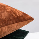 GobekUsa Dark Grain Velvet Pillow Cover - 45x45cm