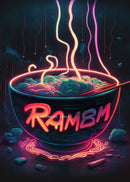 GobekUsa Japanese Food Neon Posters Canvas Painting for Home Kitchen Decor