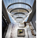 GobekUsa Lstre Modern Circle Chandelier for Bright 360° Lighting in Living Room, Bedroom, Kitchen