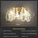 GobekUsa Crystal LED Wall Light Sconces for Living Room Bedroom, Modern Interior Wall Lamp