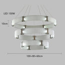 GobekUsa Gold LED Chandelier for Luxe Living Room Lighting
