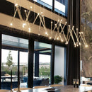 GobekUsa LED Chandelier: Luxury Indoor Lighting for Living Room, Hall, Staircase