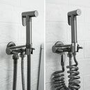 GobekUsa Brass Bidet Shower Head with Double Outlet Angle Valve