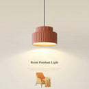 GobekUsa Cream Resin LED Pendant Light for Home Decor