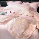 GobekUsa Chic Embroidered Cotton Bedding Set for Luxurious Home Décor