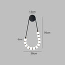 GobekUsa Cream Italian Style Asymmetric Magic Bean Wall Lamp