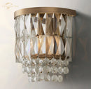 GobekUsa Crystal LED Wall Sconce Light Fixture - Portia Collection