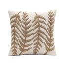 GobekUsa Leaves Embroidered Pillow Cover - 45*45 Decorative Cushion for Living Room