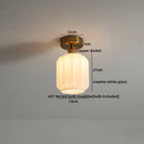 GobekUsa Glass LED Ceiling Light for Corridor Balcony Modern Indoor Lighting
