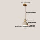 GobekUsa LED Pendant Lights: Adjustable Glass Ball Hang Lamp for Dining Room & Restaurant