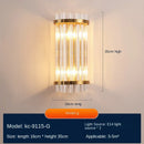 GobekUsa Crystal Wall Lamp: Modern Luxury Wireless Rechargeable Sconce Light for Bedroom & Living Room