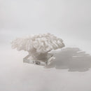 GobekUsa Coral Tree Resin Handicrafts with Crystal Base for Home Decor
