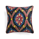 GobekUsa Circus Retro Throw Pillow Cover with Tassels 45x45 Eclectic Home Decor