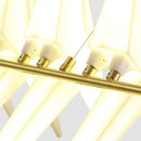GobekUsa Crane Chandelier Iron LED Light for Bedroom Dining Children's Room