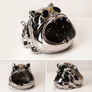 GobekUsa Bulldog Ceramic Ashtray - Desktop Smoking Accessories for Weed - Portable Ashtray Gift