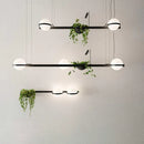 GobekUsa Artificial Plant Pendant Light: Nordic DIY Sky Garden LED Hanging Lamp