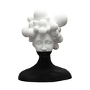 GobekUsa Abstract Woman Figurine Resin Sculpture Home Decor Human Head Statue