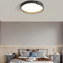 GobekUsa LED Ceiling Lamp Master Bedroom White Gray Modern Round Study Room