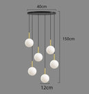 GobekUsa LED Ceiling Lamp Chandelier: Modern Decorative Lighting for Bedroom and Dining Room