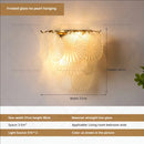 GobekUsa Luxe Crystal Glass Wall Lamp for Aisle, Living Room, Bedroom & Corridor Lighting