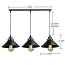 GobekUsa Antique Brass Kitchen Pendant Light | Hanging Ceiling Fixture for Dining Room