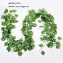 GobekUsa Ivy Green Fake Leaves Garland Vine Wall Decoration Artificial Plants